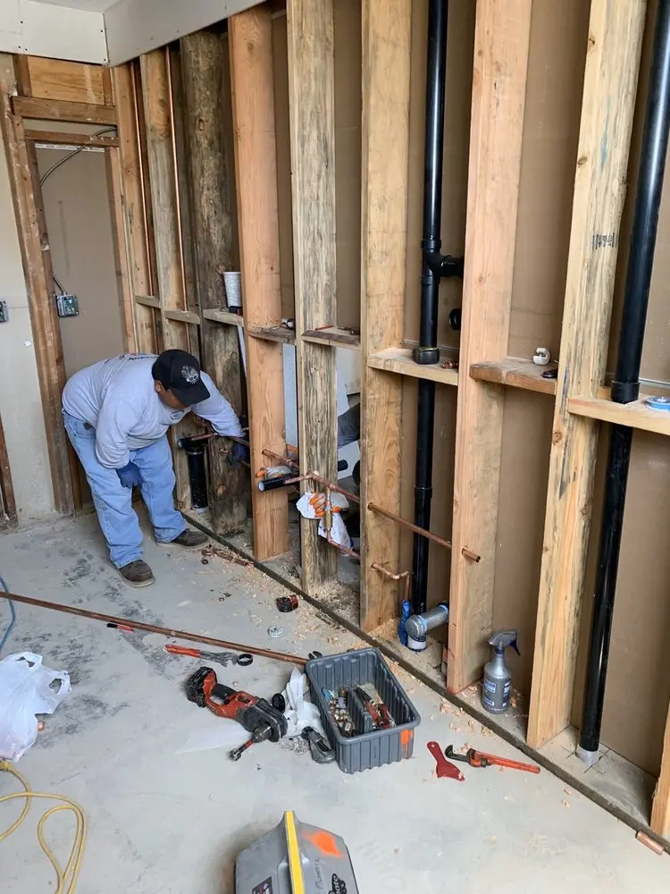 Commercial rough-in plumbing for Commercial Plumbing in Severna Park